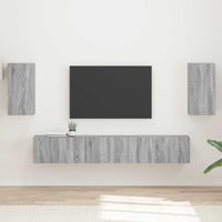 Set mobile TV 3 pcs Grigio Sonoma Legno multistrato 3409075