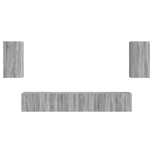 Set mobile TV 3 pcs Grigio Sonoma Legno multistrato 3409075