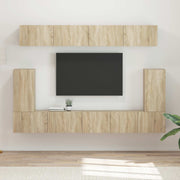 Set mobile TV 5 pcs Rovere Sonoma Legno multistrato 3409089