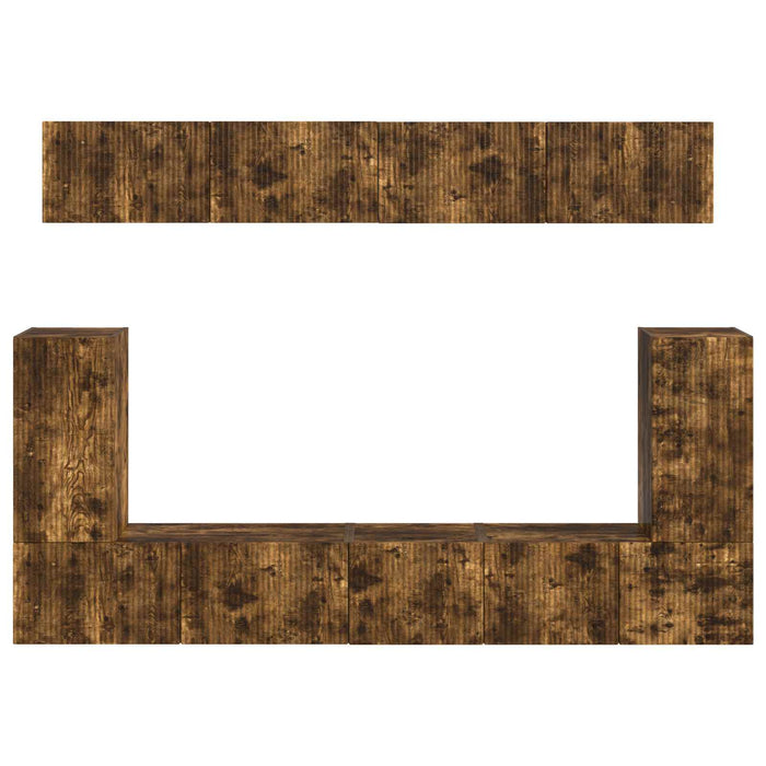 Set mobile TV 5 pcs Rovere fumé Legno multistrato 3409092