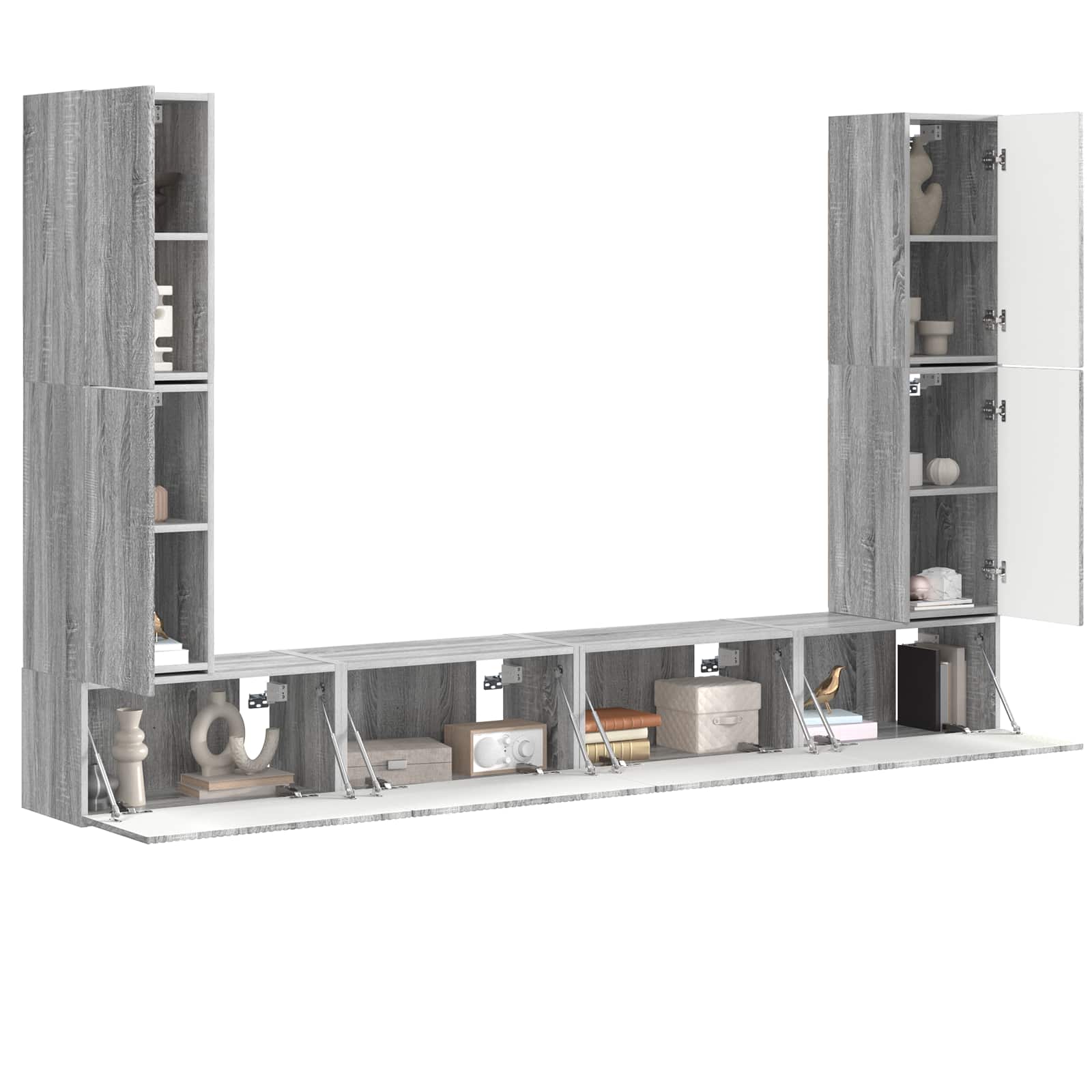 4 pcs Grigio Sonoma 3409138