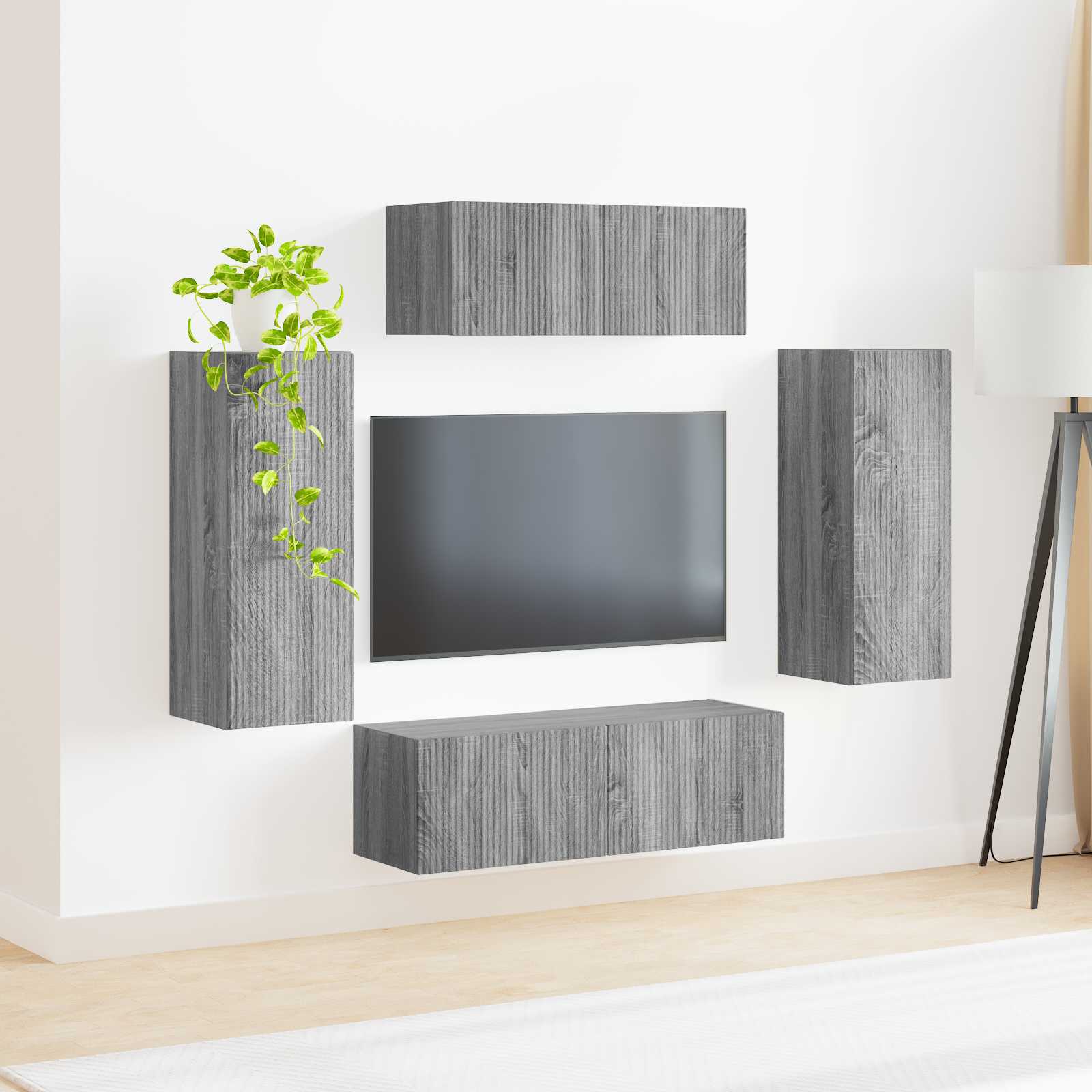 3 pcs Grigio Sonoma 3409165