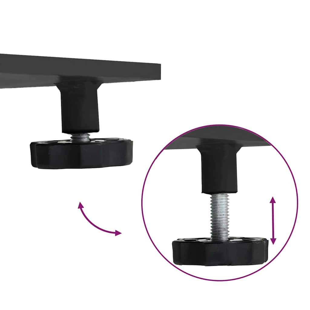 Base per ombrellone Nero 100 x 100 x 4 cm Acciaio 3407830