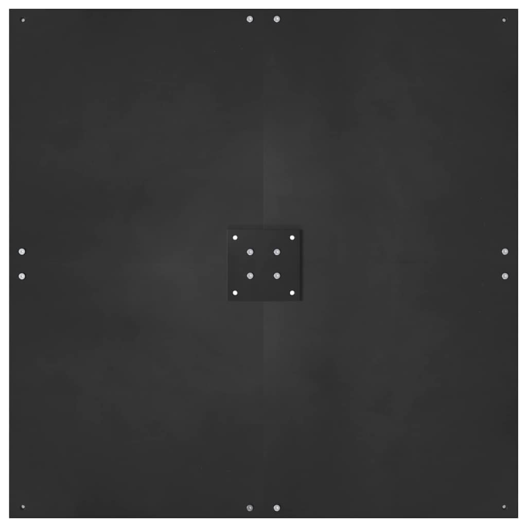 Base per ombrellone Nero 100 x 100 x 4 cm Acciaio 3407830