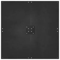 Base per ombrellone Nero 100 x 100 x 4 cm Acciaio 3407830