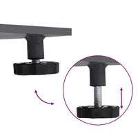 Base per ombrellone Grigio scuro 100 x 100 x 4 cm Acciaio 3407831