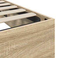 Letto ottomano Rovere Sonoma 193 x 120 x 25 cm Truciolare 3409207