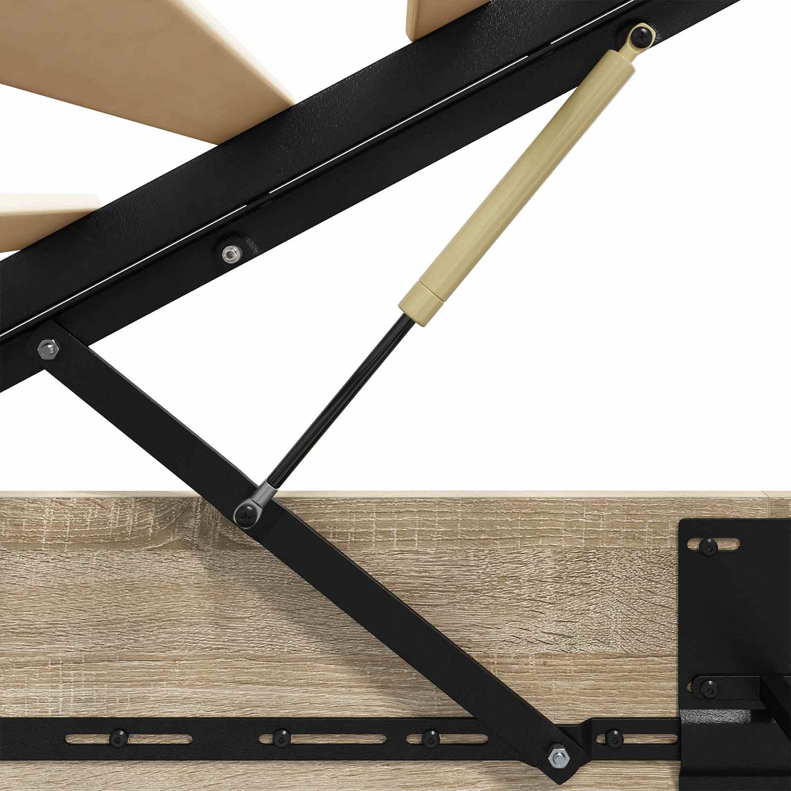 Letto ottomano Rovere Sonoma 193 x 120 x 25 cm Truciolare 3409207