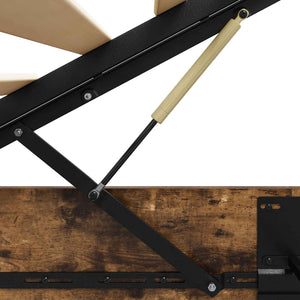 Letto ottomano Rovere fumé 193 x 120 x 25 cm Truciolare 3409209