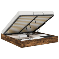 Letto ottomano Rovere fumé 193 x 120 x 25 cm Truciolare 3409209