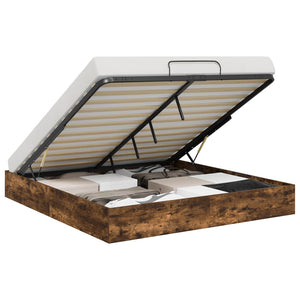 Letto ottomano Rovere fumé 193 x 120 x 25 cm Truciolare 3409209