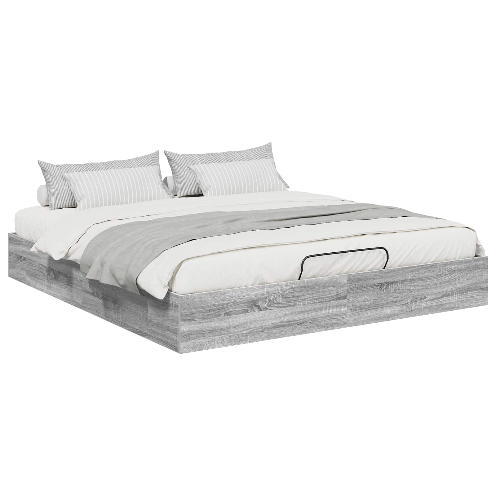 Letto ottomano Grigio Sonoma 193 x 120 x 25 cm Truciolare 3409210