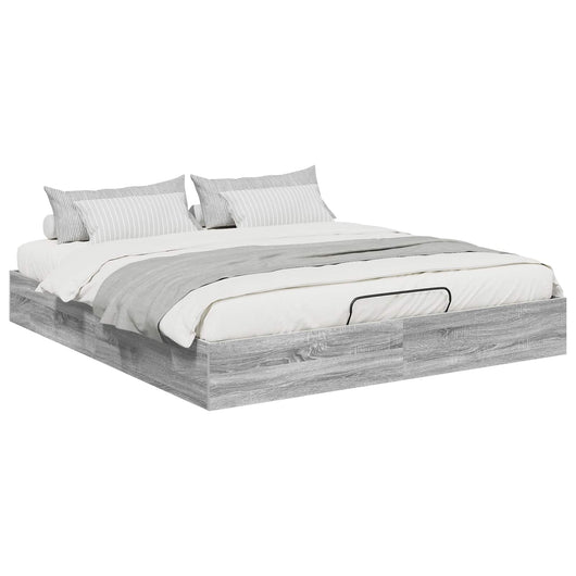 Letto ottomano Grigio Sonoma 193 x 120 x 25 cm Truciolare 3409210
