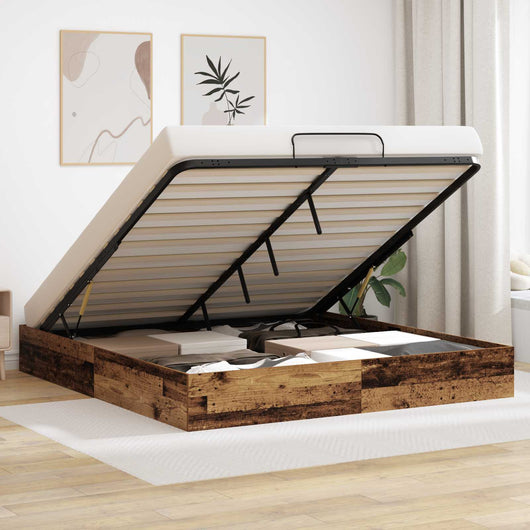 Letto ottomano Legno vecchio 193 x 120 x 25 cm Truciolare 3409211