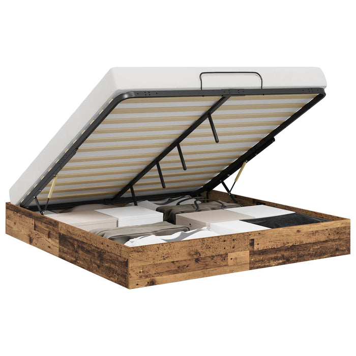 Letto ottomano Legno vecchio 193 x 120 x 25 cm Truciolare 3409211