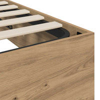 Letto ottomano Rovere Artigianale 193 x 120 x 25 cm Truciolare 3409212