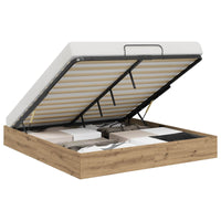 Letto ottomano Rovere Artigianale 193 x 120 x 25 cm Truciolare 3409212