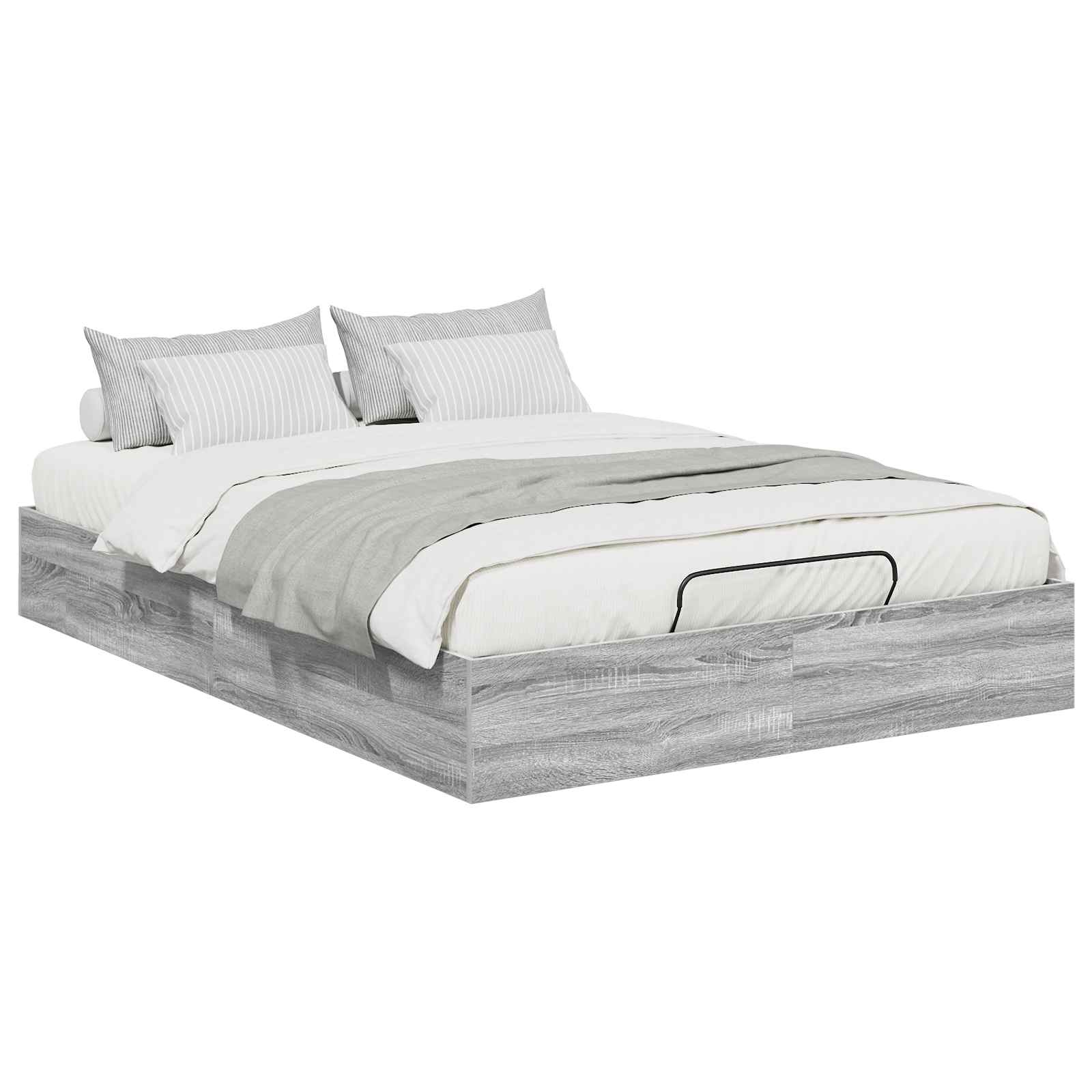 Letto ottomano Grigio Sonoma 193 x 120 x 25 cm Truciolare 3409242