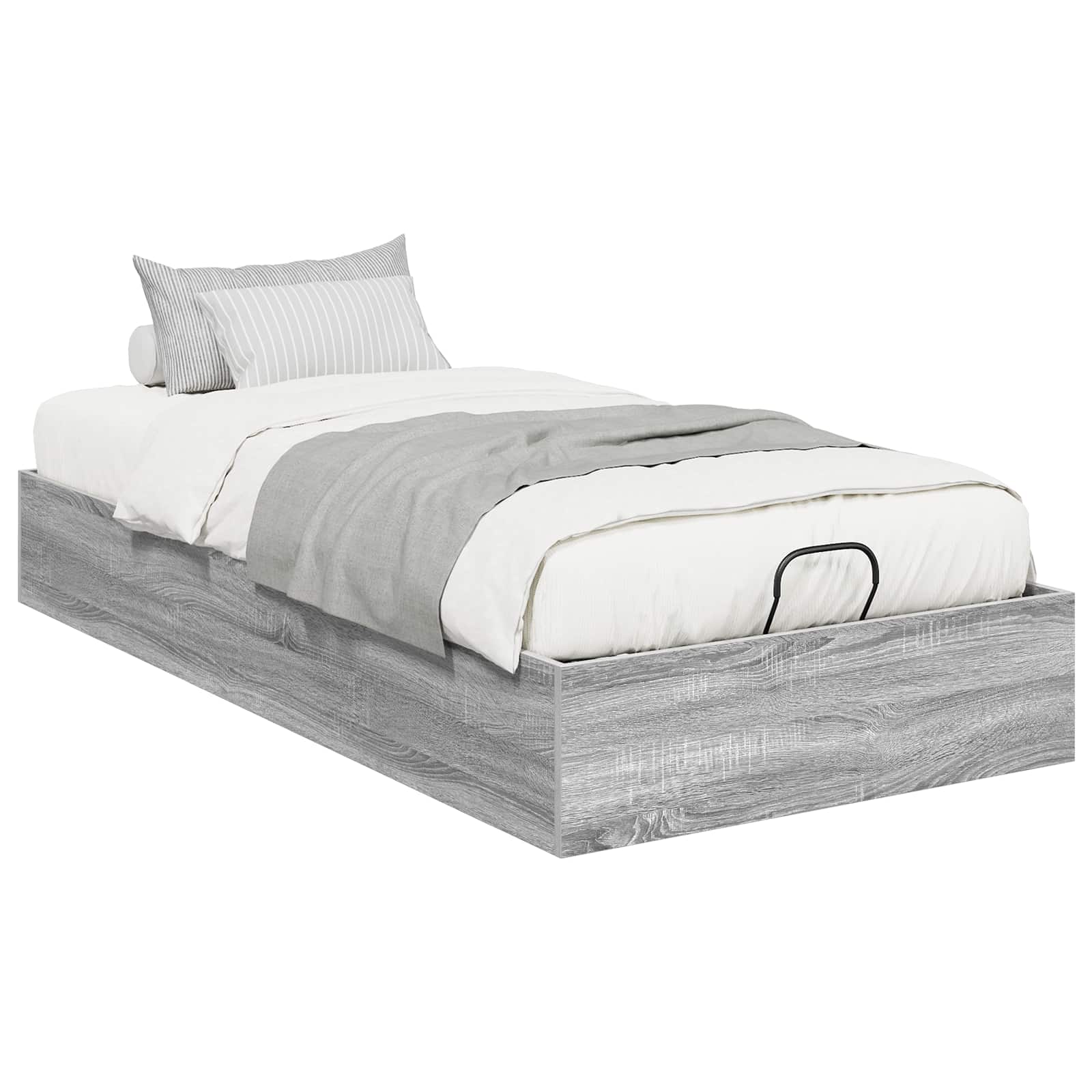 Letto ottomano Grigio Sonoma 193 x 120 x 25 cm Truciolare 3409250