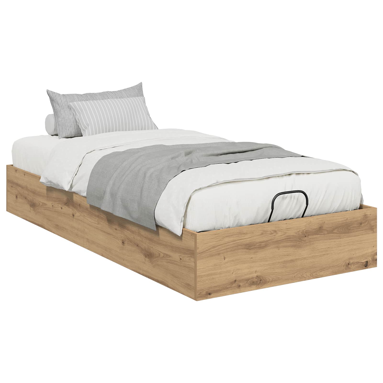 Letto ottomano Rovere artigianale 90 x 200 cm Legno multistrato