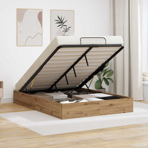 Letto ottomano Rovere artigianale 140 x 200 cm