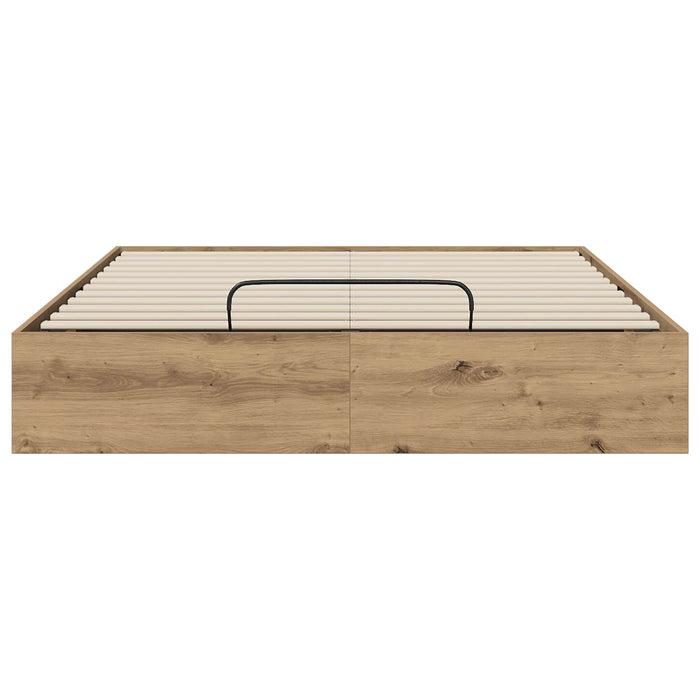 Letto ottomano Rovere artigianale 140 x 200 cm