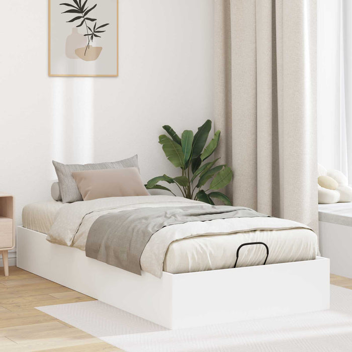 Letto ottomano Bianco 193 x 75,5 x 25 cm Legno multistrato