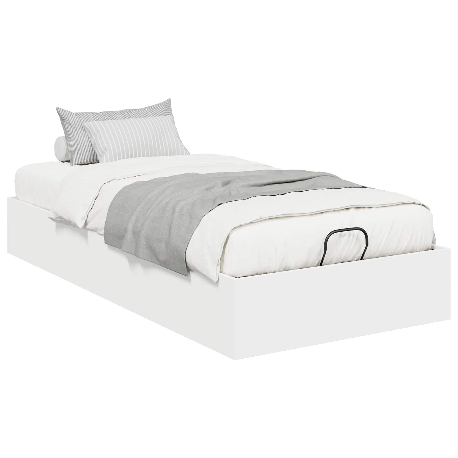 Letto ottomano Bianco 193 x 75,5 x 25 cm Legno multistrato