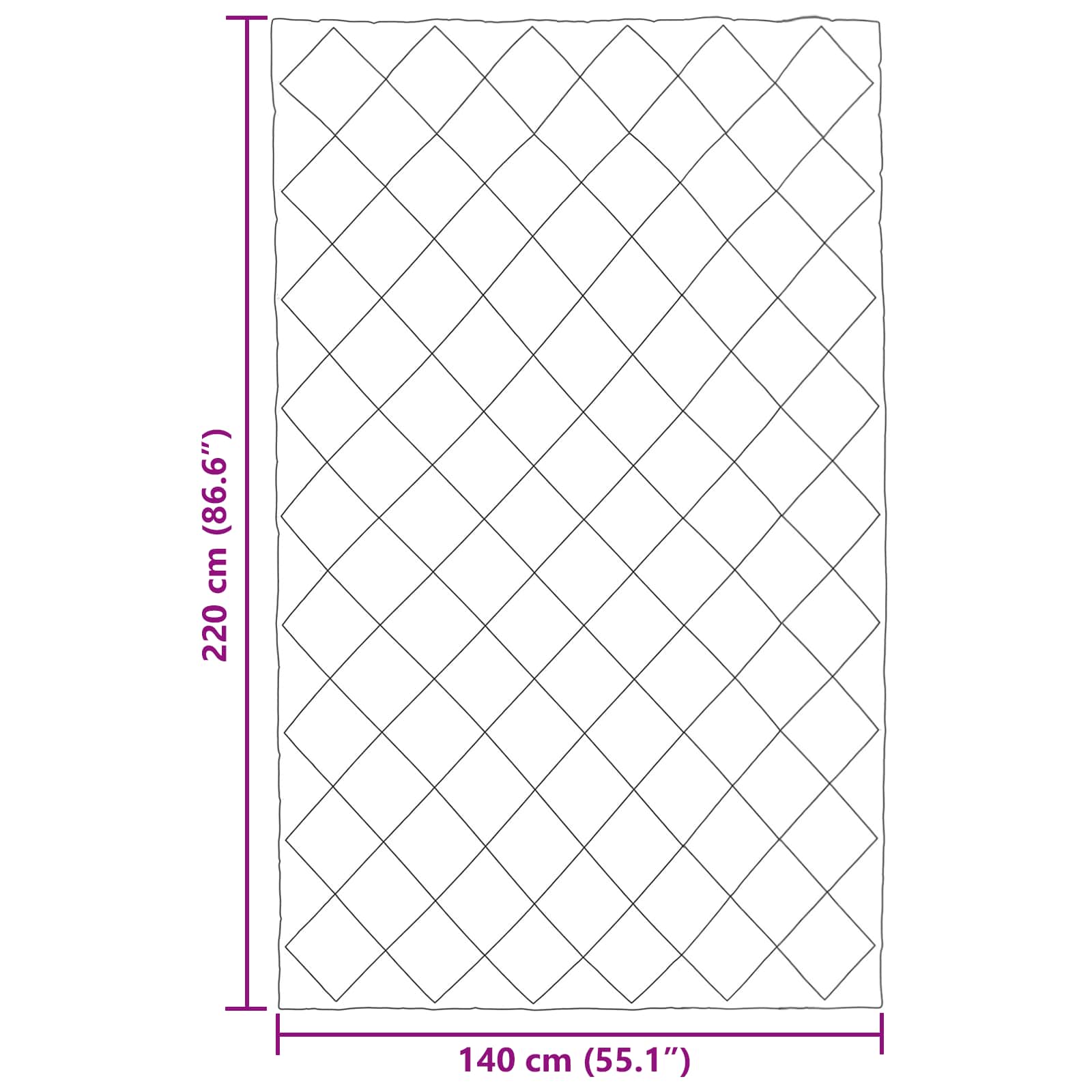 Duvet Estivo Antracite 220 x 140 cm Microfibra 42025410