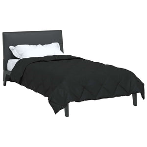 Duvet Estivo Nero 220 x 140 cm Microfibra 42025470