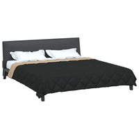 Duvet Estivo Nero e Talpa 200 x 200 cm Microfibra 42025491