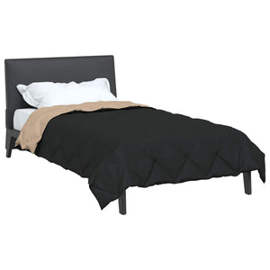 Duvet Estivo Nero e Talpa 220 x 135 cm Microfibra 42025493