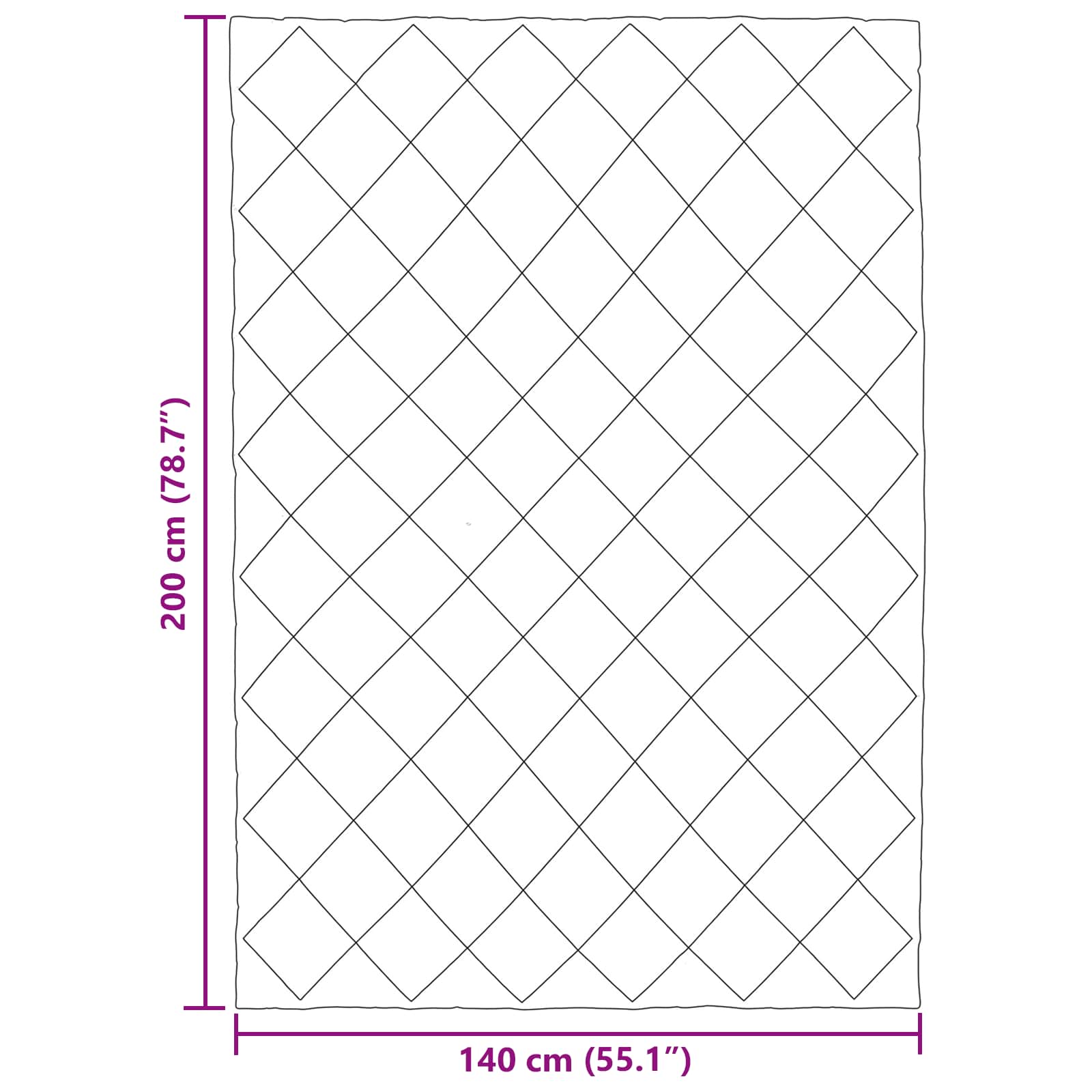Piumone Completo Annuale Antracite 200 x 140 cm Microfibra 42025525