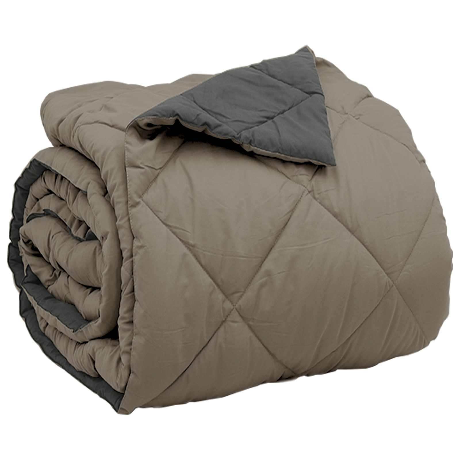 Piumone Completo Annuale Grigio chiaro e Antracite 240 x 260 cm 42025643