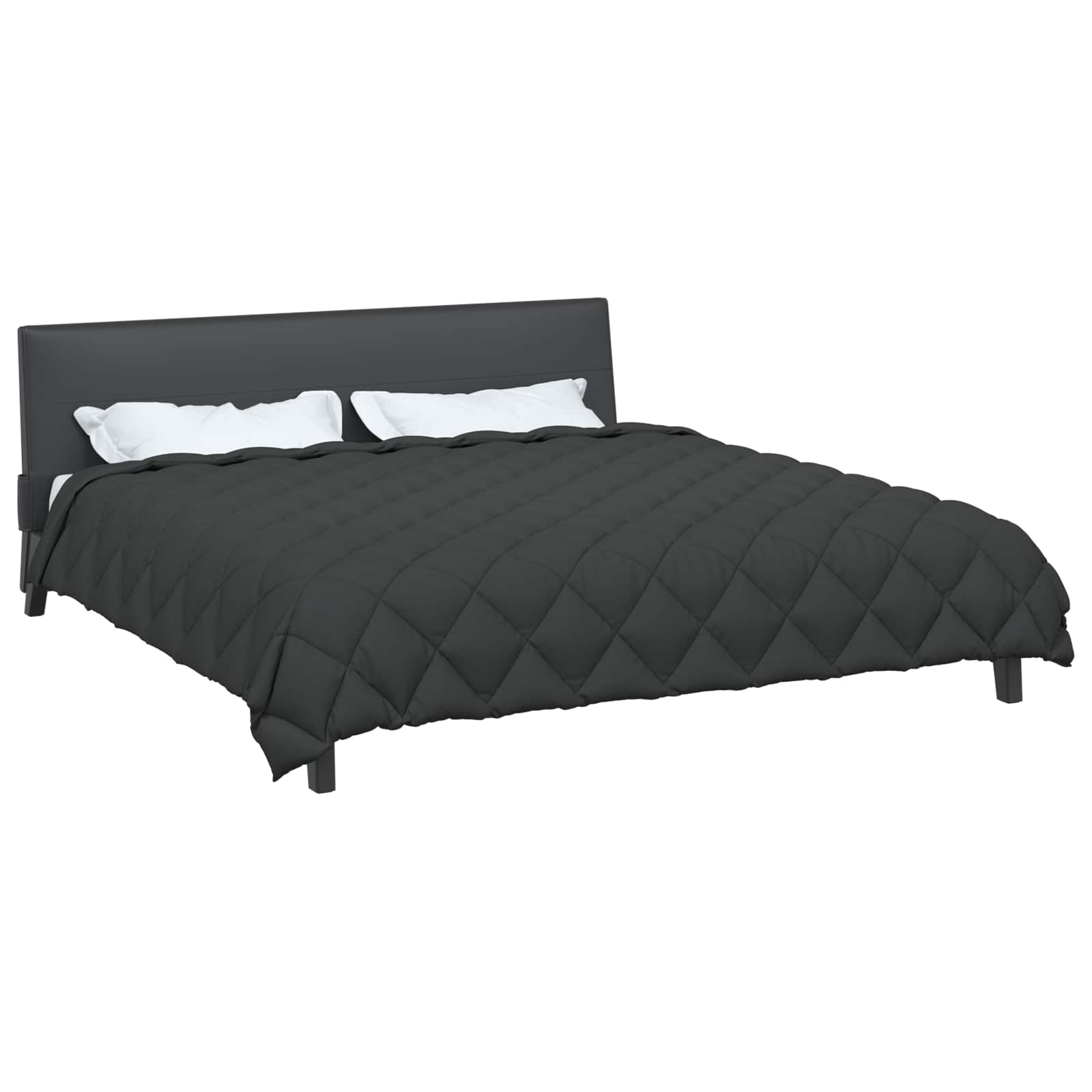 Duvet Invernale Antracite 200 x 200 cm Microfibra 42025647