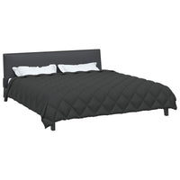 Duvet Invernale Antracite 200 x 200 cm Microfibra 42025647