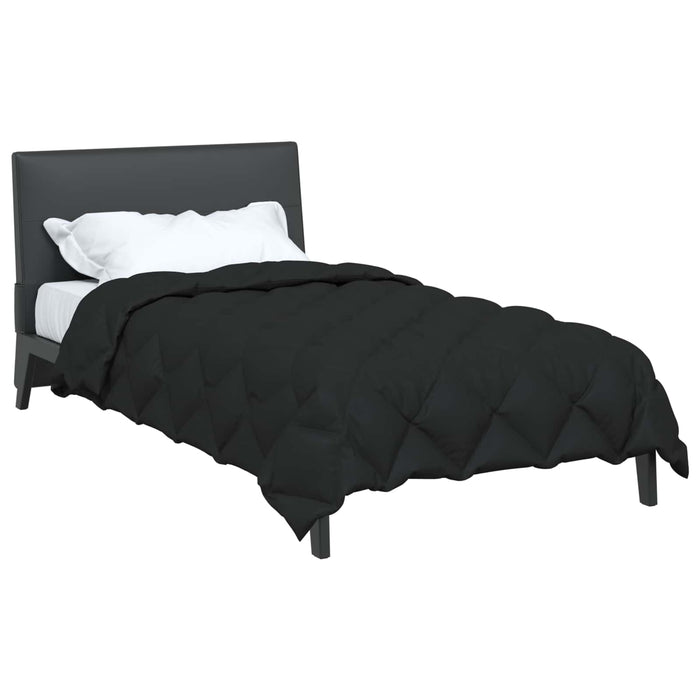 Duvet Invernale Nero 220 x 135 cm Microfibra 42025709