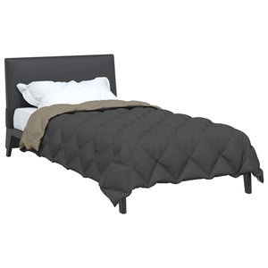 Duvet Invernale Grigio chiaro e Antracite 200 x 155 cm 42025754
