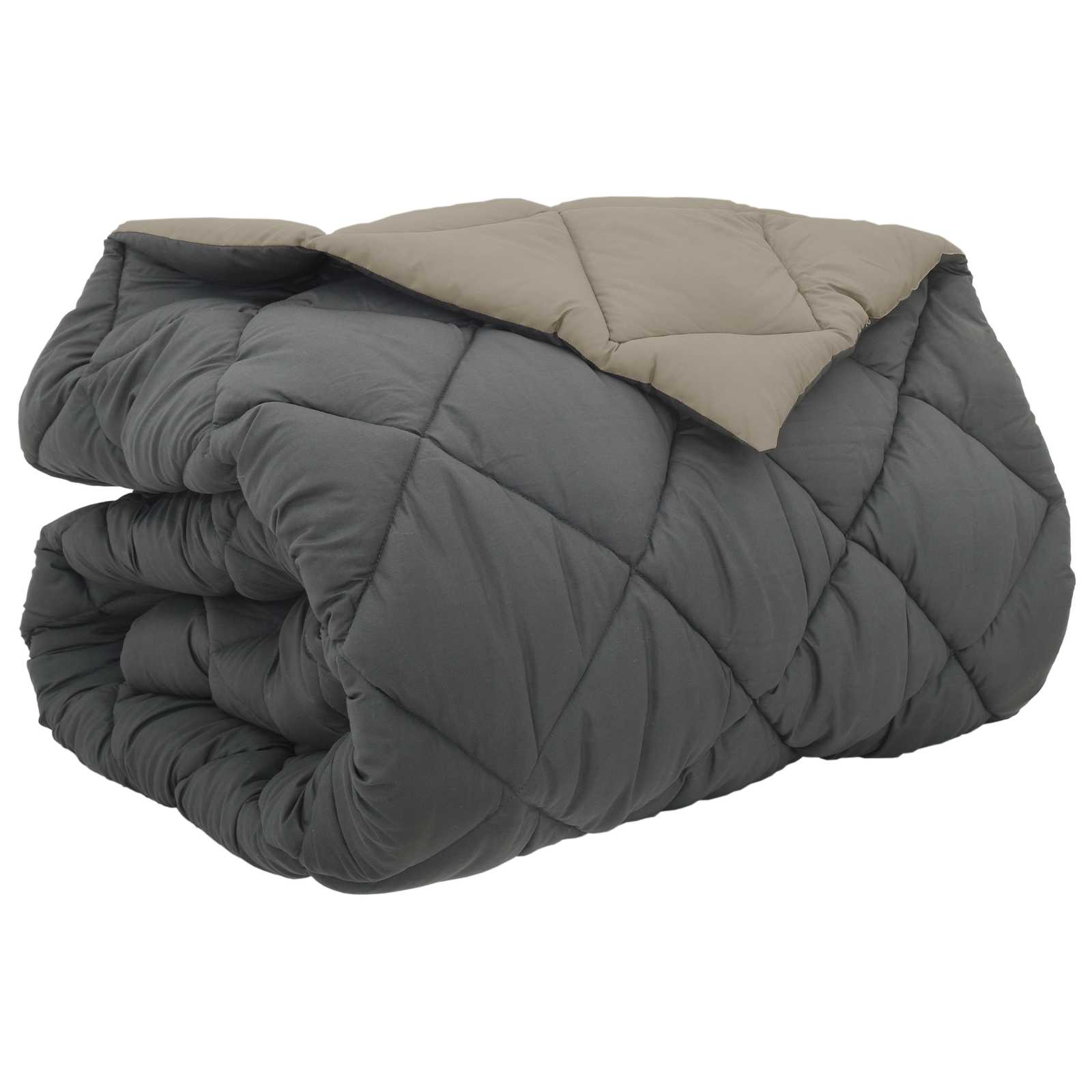 Duvet Invernale Grigio chiaro e Antracite 220 x 200 cm 42025760