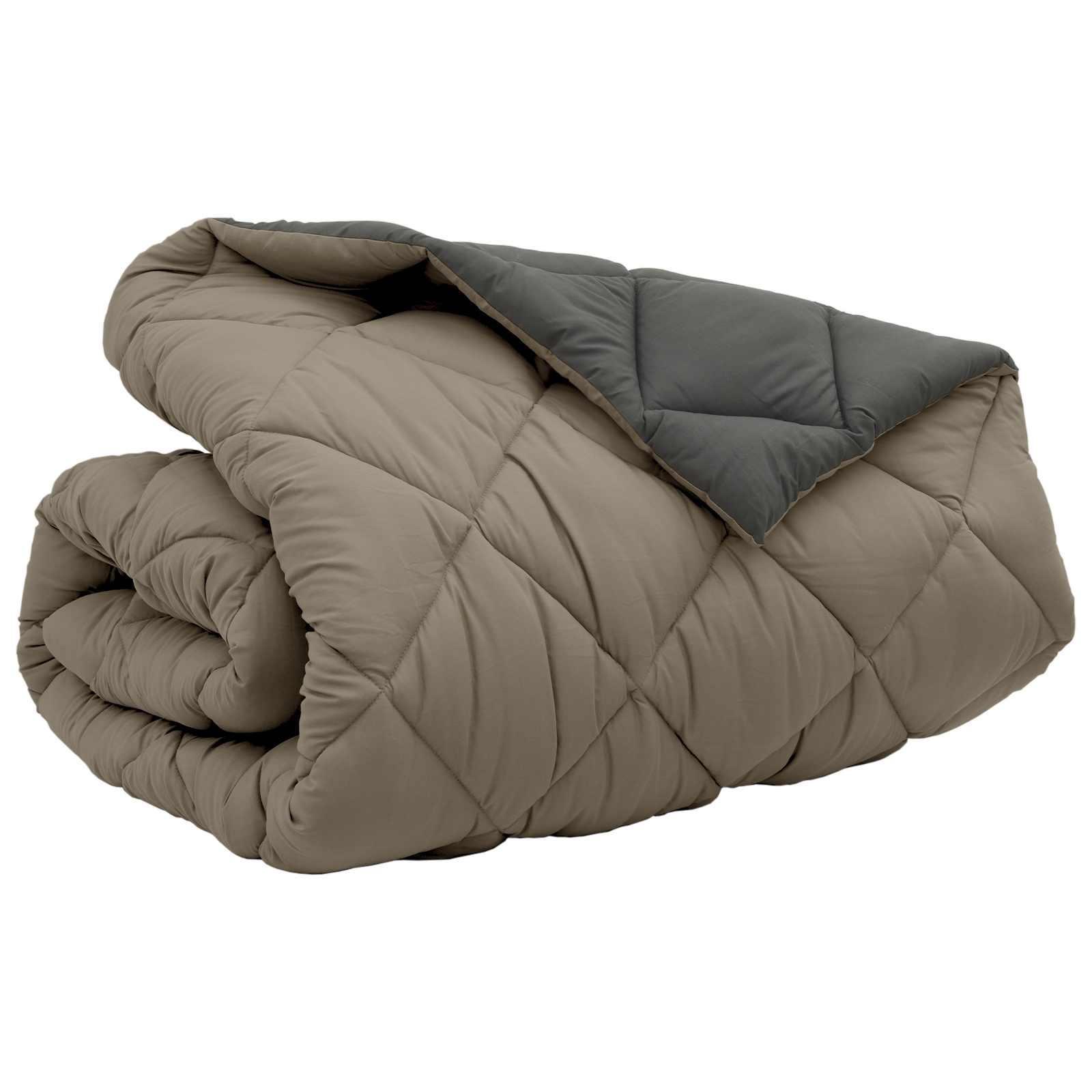Duvet Invernale Grigio chiaro e Antracite 220 x 200 cm 42025760