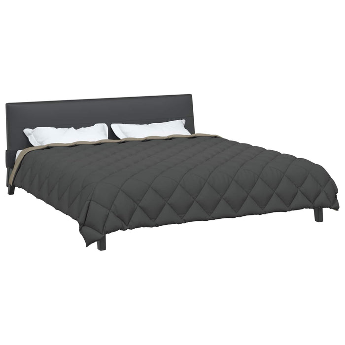 Duvet Invernale Grigio chiaro e Antracite 220 x 200 cm 42025760