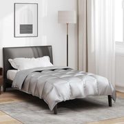 Duvet Invernale Argento 200 x 155 cm Satin e Micropile 42025862