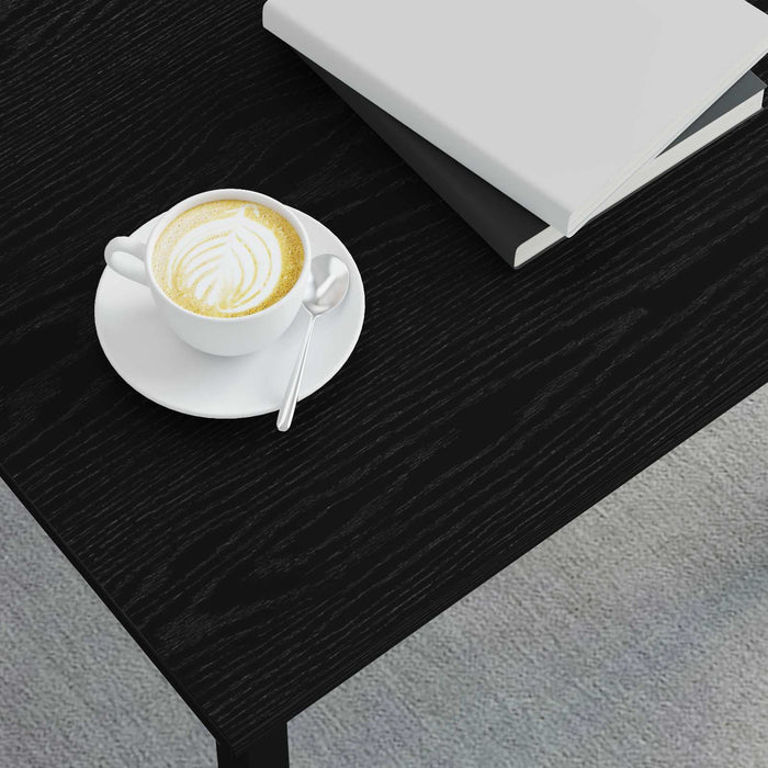 Tavolino da salotto Rovere Nero 40 x 40 x 36 cm 892536