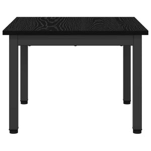 Tavolino da salotto Rovere Nero 50 x 50 x 36 cm 892542