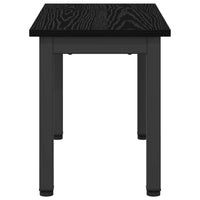 Tavolino da salotto Rovere Nero 60 x 30 x 36 cm 892548