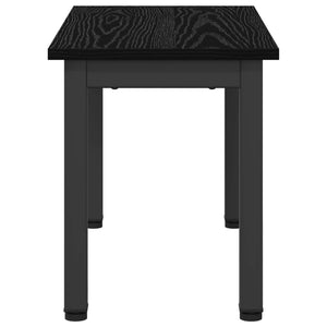 Tavolino da salotto Rovere Nero 60 x 30 x 36 cm 892548