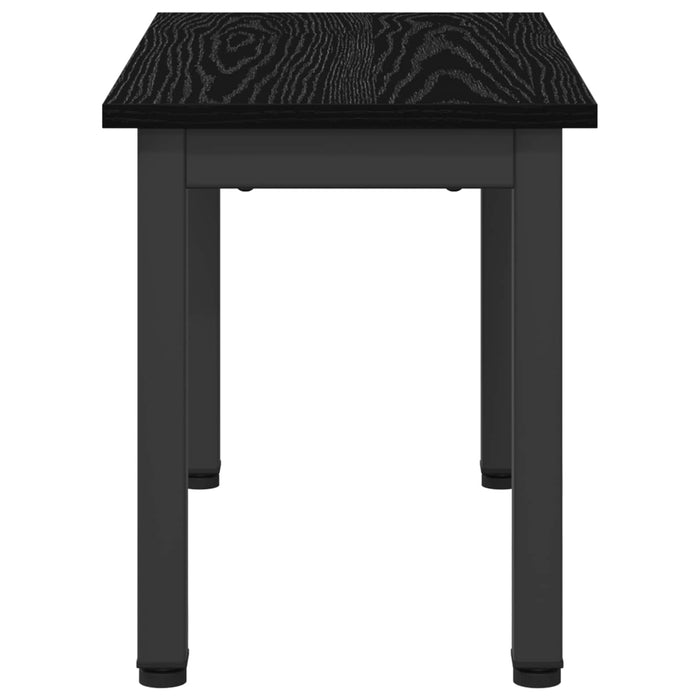 Tavolino da salotto Rovere Nero 60 x 30 x 36 cm 892548