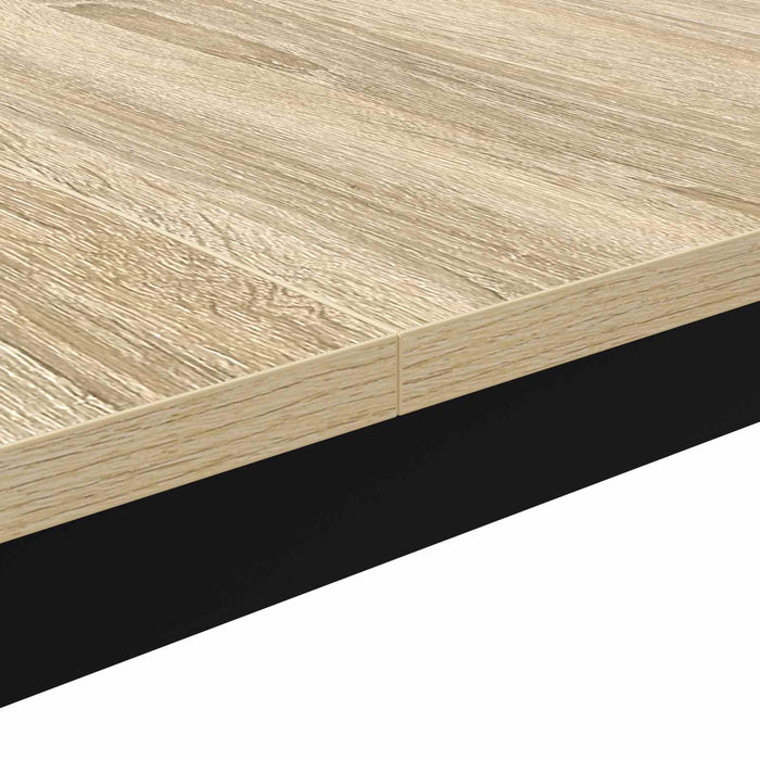 Tavolino da salotto Sonoma 60 x 60 x 36 cm Legno multistrato 892555