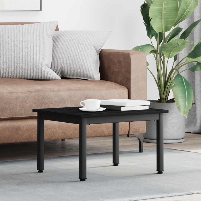 Tavolino da salotto Rovere Nero 60 x 50 x 36 cm 892560