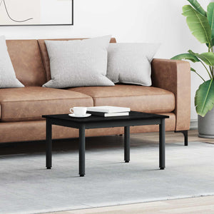 Tavolino da salotto Rovere Nero 70 x 50 x 36 cm 892566